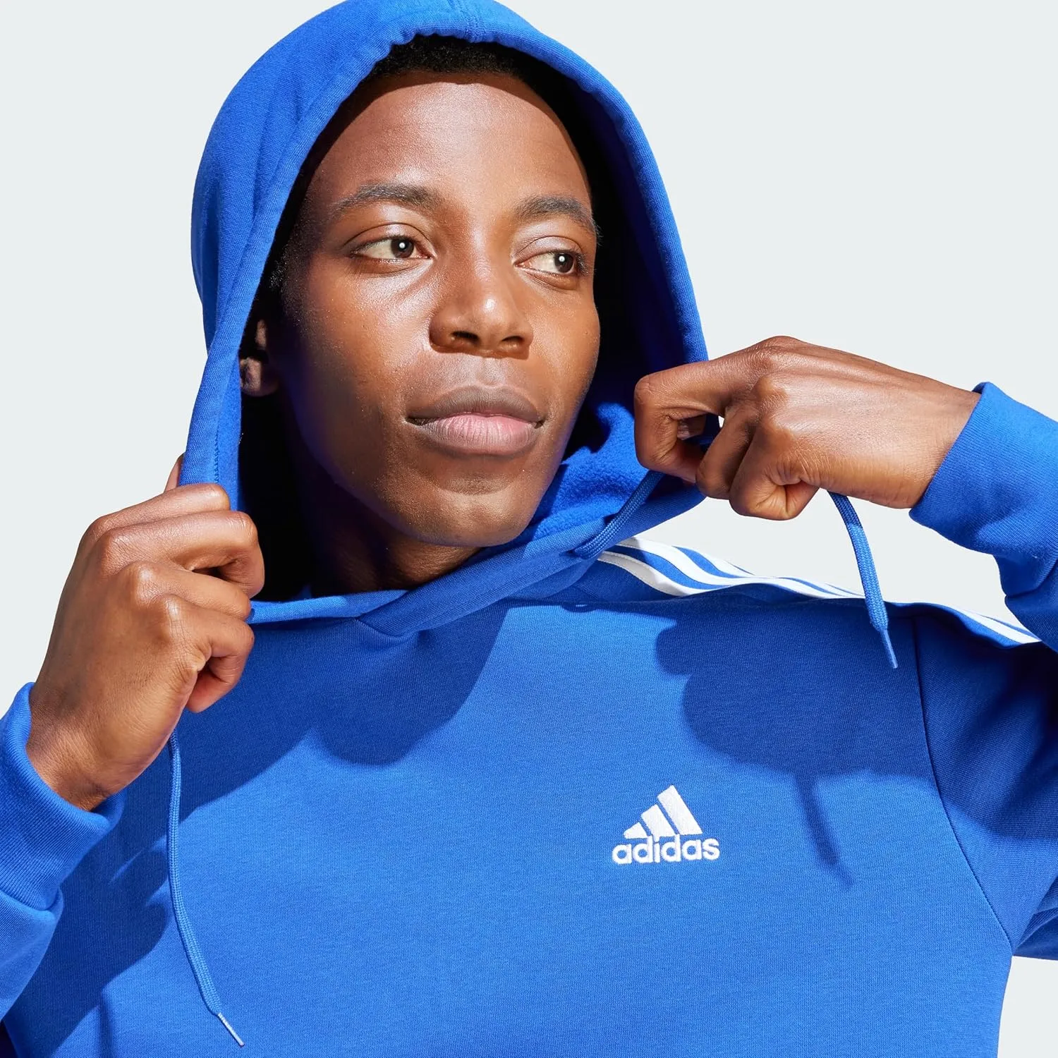 adidas Men's Essentials Fleece 3-Stripes Hoodie