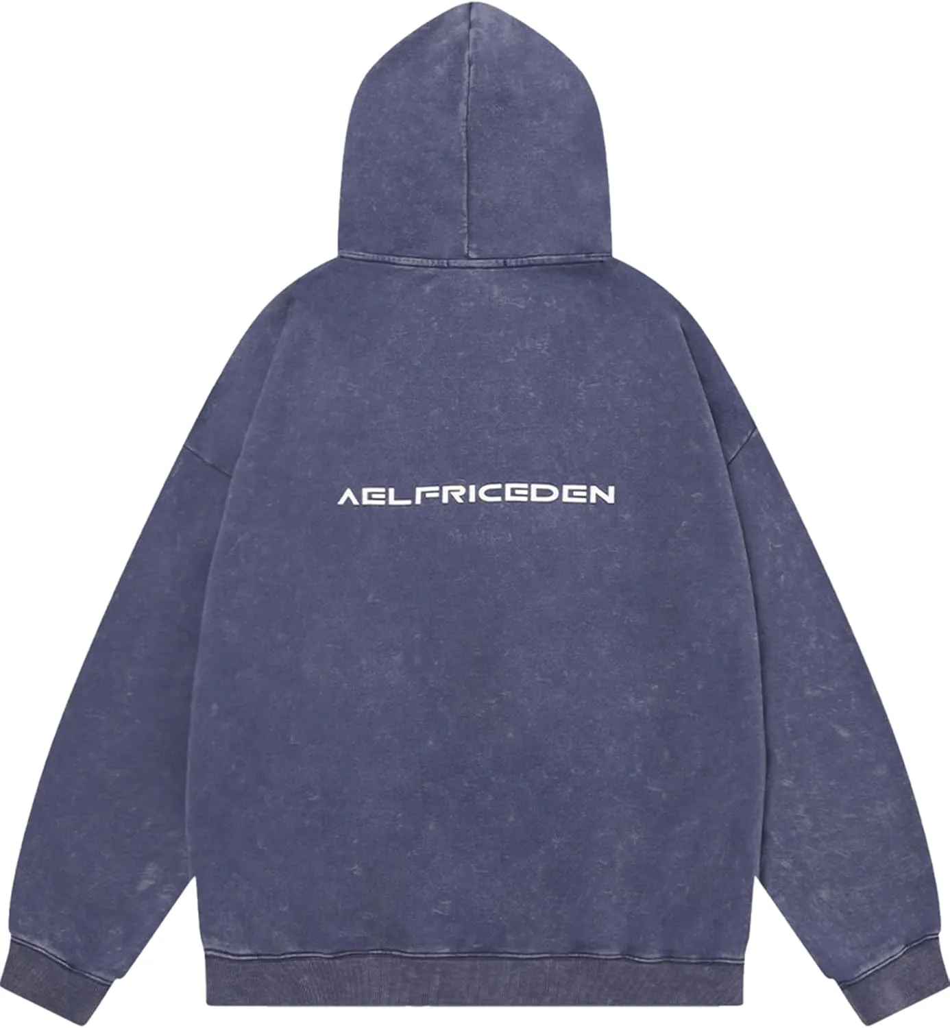 Aelfric Eden Oversized Hoodie Heavyweight Vintage Streetwear Star Graphic Hoodies Pullover with Pockets