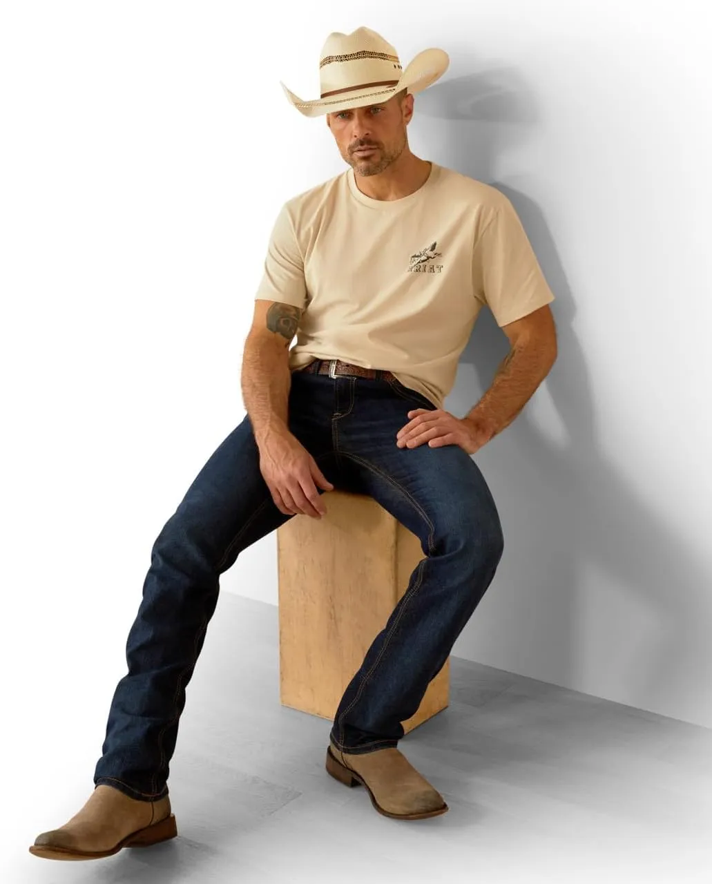 ARIAT Natural Bronc Riding Heritage T-Shirt