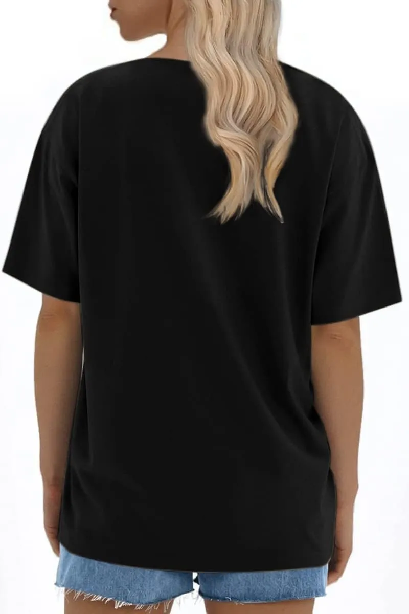 ATHMILE Womens Oversized T Shirts Loose Fit Crewneck Short Sleeve Tops Summer Casual Blouse 2025 Y2K Basic Tee Beach
