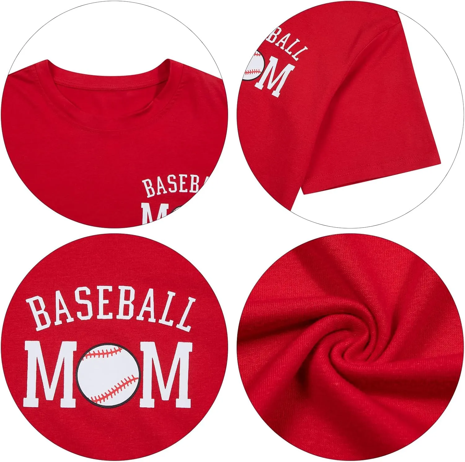 Baseball Mom Shirt Baseball Oversized Tshirt Women Baseball Game Day Season Vacation Short Sleeves Tops