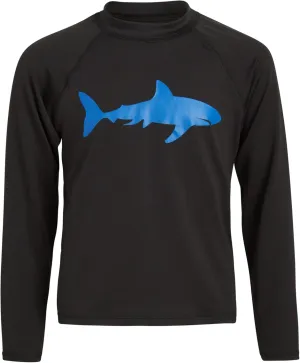 Big Chill Boys' Rash Guard Swim Shirt - UPF 50  Long Sleeve UV Sun Protection Swim Shirt Quick Dry (Size: 5-16)