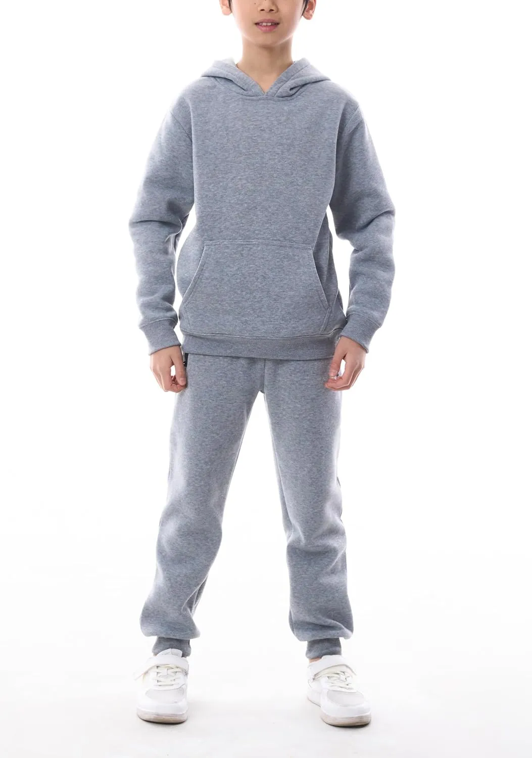 Boys Athletic Hoodie Sweatshirt, 3 Pk Fleece Long Sleeve Kids Pullover Hoodies boy&girl Size 6-20