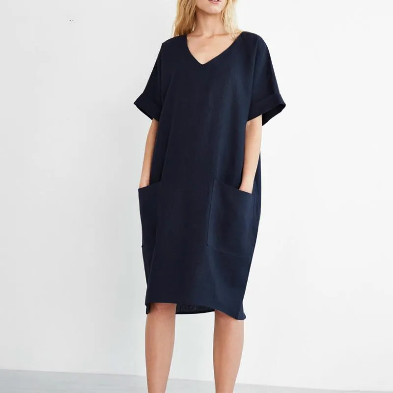Casual V neck Tunic