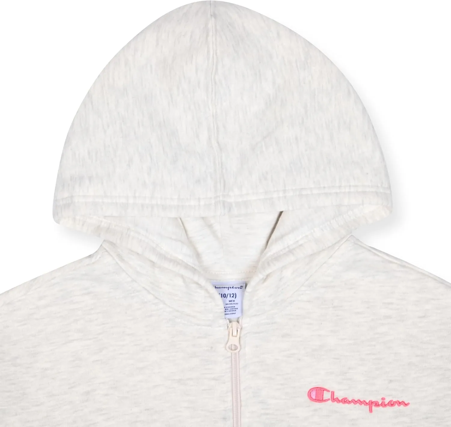 Champion Girls Hoodie Sweatshirt Zip Up Fleece Athletic Hoodie for Girl Clothing