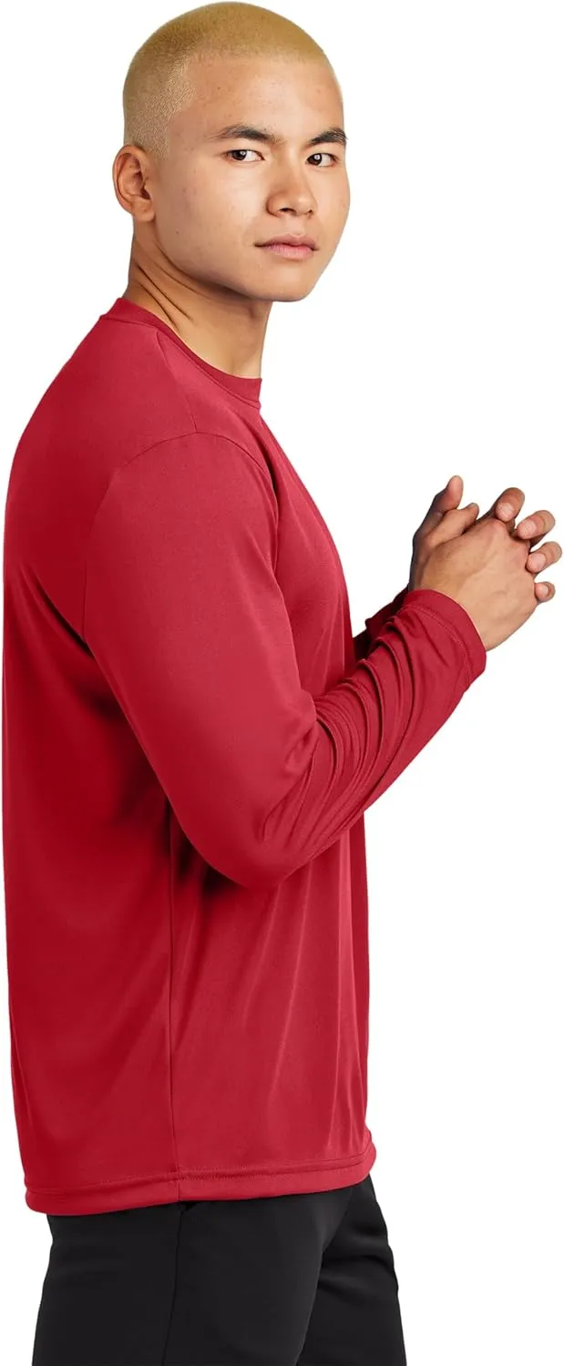 Clothe Co. Mens Long Sleeve Tee Shirts Moisture Wicking Dry Fit T-Shirts (Available in Big & Tall)