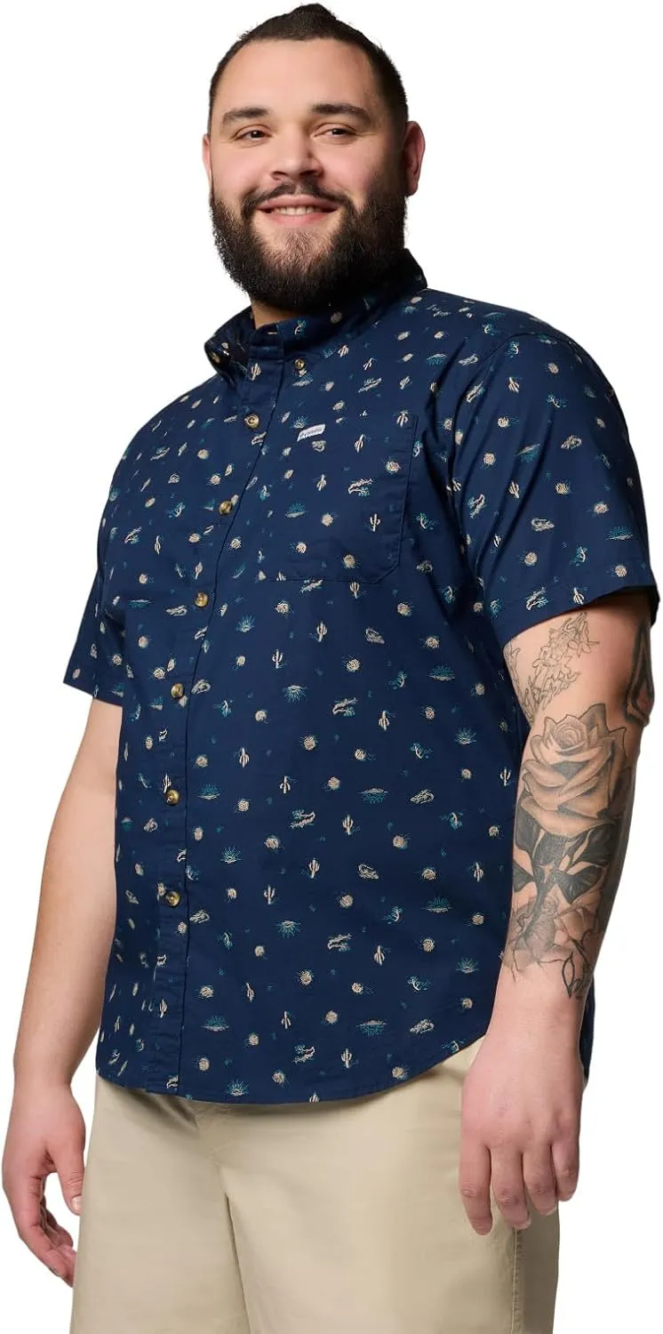 Columbia Men's Rapid Rivers Printed Short Sleeve Shirt