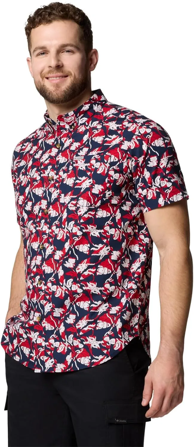 Columbia Men's Rapid Rivers Printed Short Sleeve Shirt