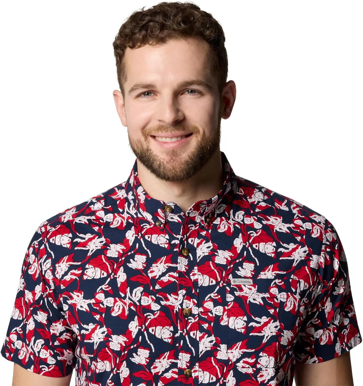 Columbia Men's Rapid Rivers Printed Short Sleeve Shirt