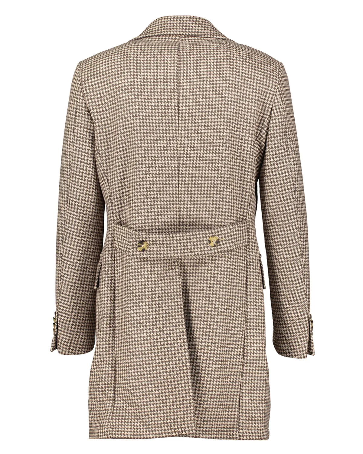 Corleone Brown Double Breasted Polo Coat