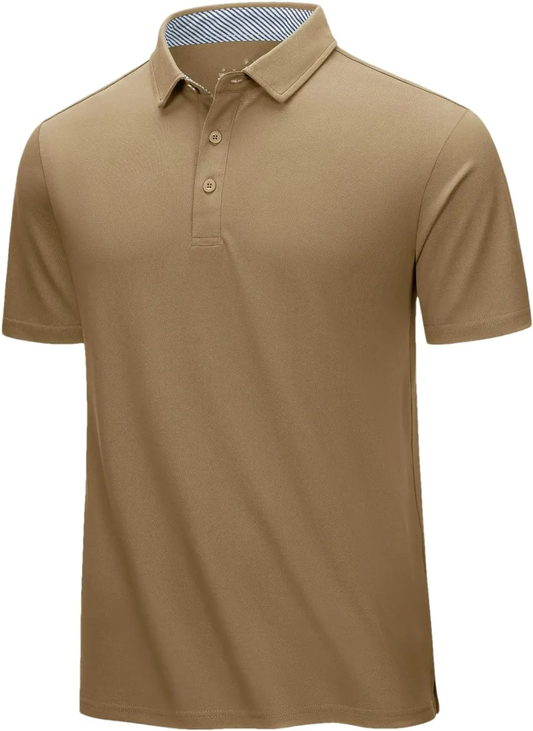 Dcvmvmn Mens Summer Cotton Blend Golf Polos Shirts Work T-Shirts Quick Dry Casual Short Sleeve Tops Tee