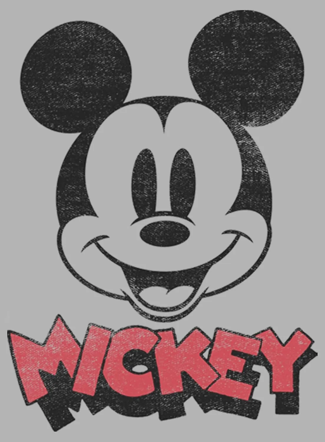 Disney Classic Mickey Heads Up Mens Pullover Hoodie