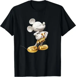 Disney Gold Mickey Mouse Pose,Short Sleeve T-Shirt