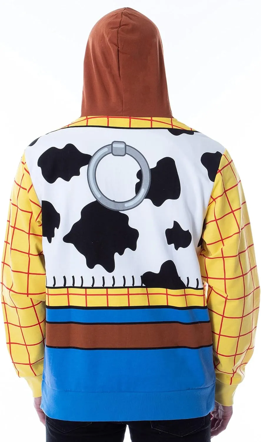 Disney Pixar Toy Story Men's I Am Buzz Lightyear Astronaut Costume Adult Sweatshirt Zip Hoodie