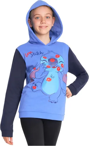 Disney Stitch Hoodie for Girls Teens Soft Hooded Sweatshirt Warm Pullover Sweater Activewear Sports Youth Hoodie Stitch Gifts
