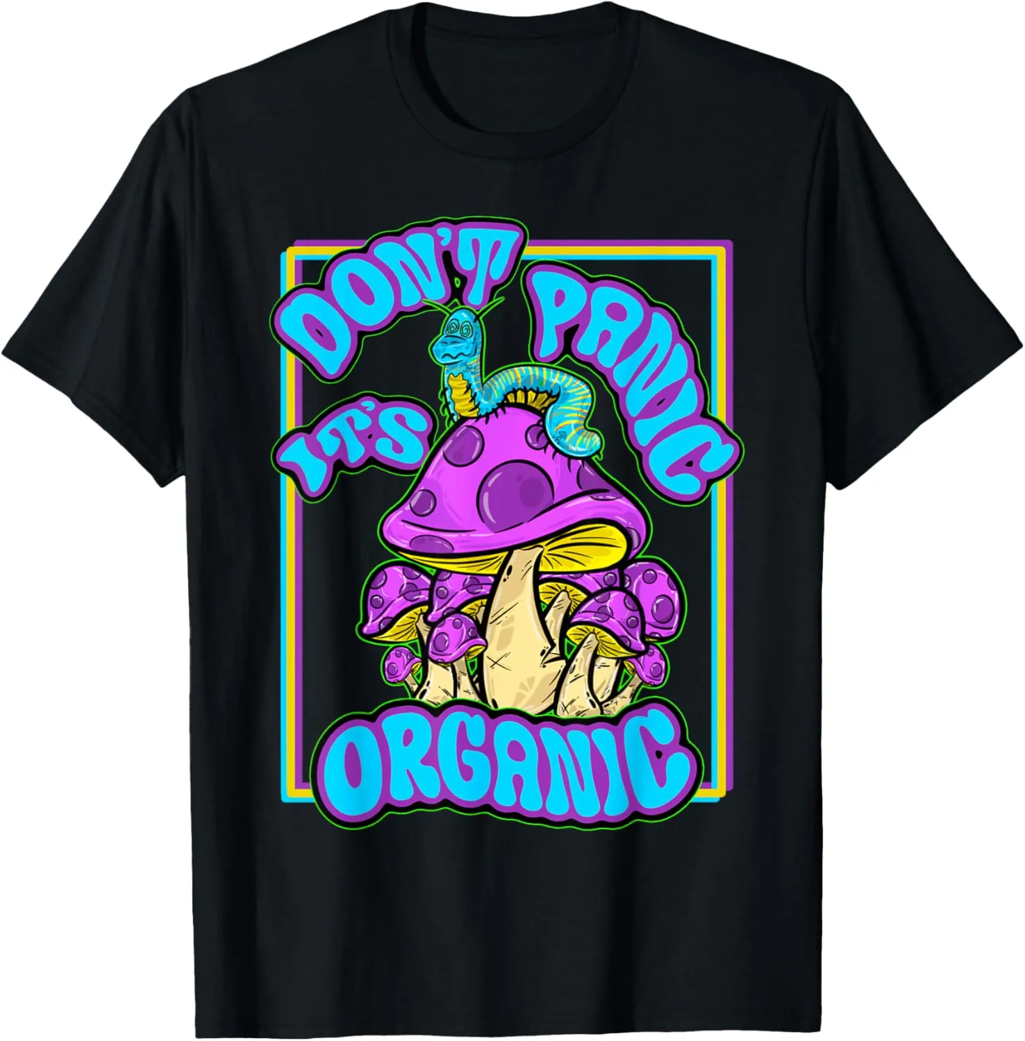 Dont Panic Its Organic T-Shirt, Black
