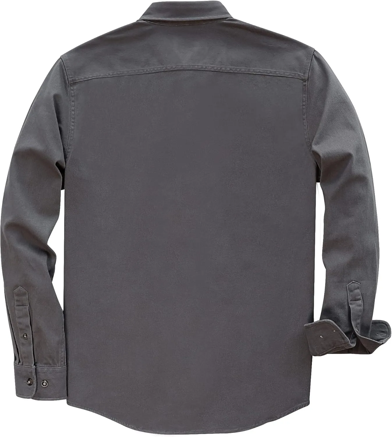 Dubinik Denim Shirt Men Mens Denim Shirts Long Sleeve Mens Denim Button Down Shirt Cotton Regular Fit Casual Work Shirts