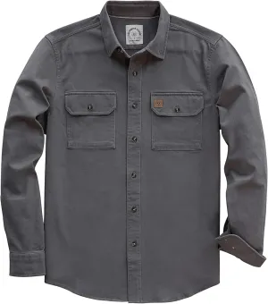 Dubinik Denim Shirt Men Mens Denim Shirts Long Sleeve Mens Denim Button Down Shirt Cotton Regular Fit Casual Work Shirts