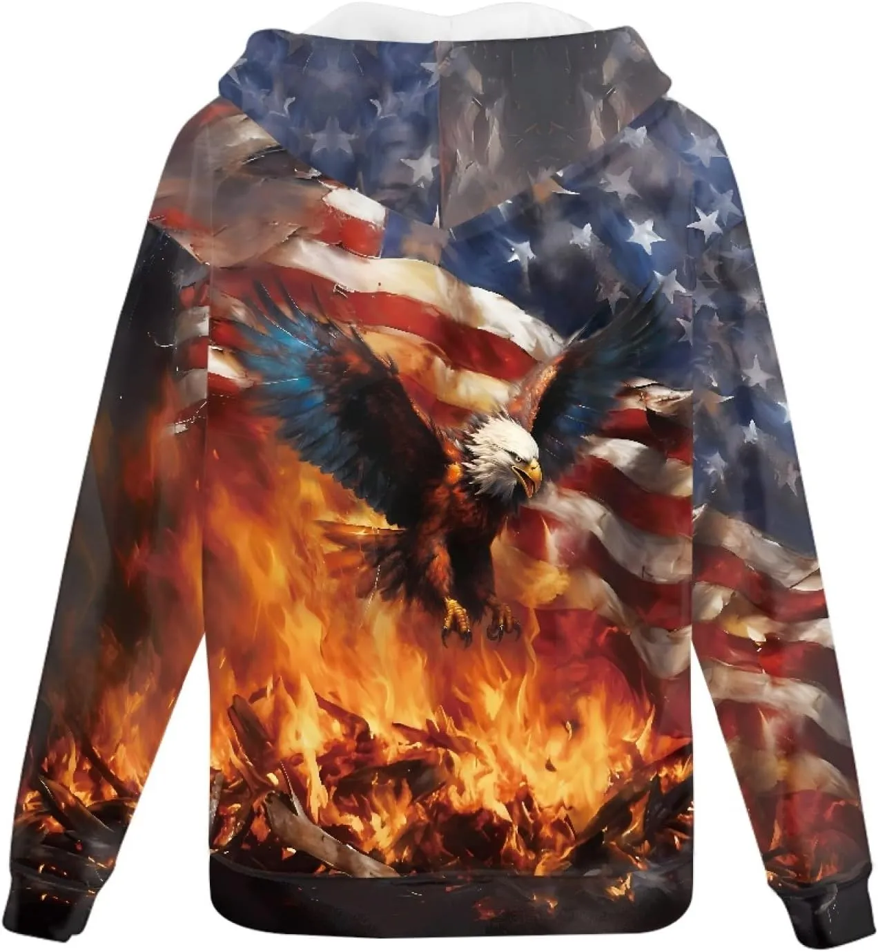 ENLACHIC Men's Novelty Cool 3D Galaxy Wolf Print Graphic Hoodies Zip up Hoodie Pullover Sweatshirts