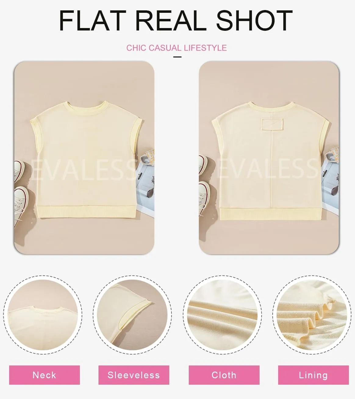 EVALESS Cap Sleeve Tops for Women Summer Tank Tops Basic Tee Shirts Casual 2024 Fashion Clothes Outfits