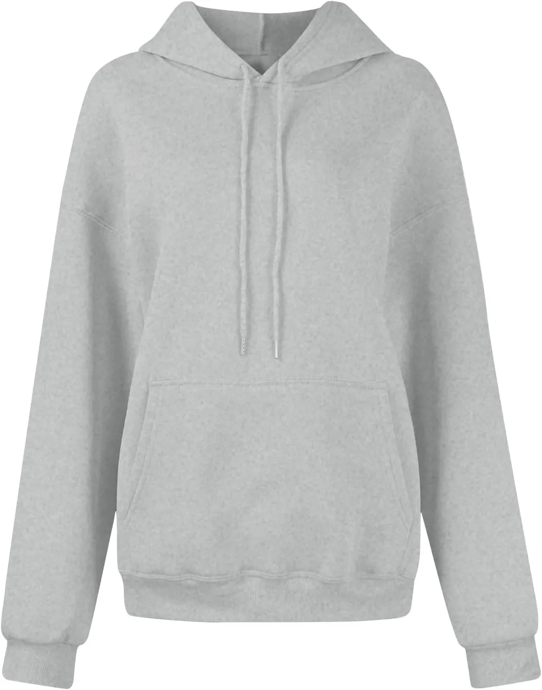 Febecool Womens Oversized Hoodies Sweatshirts Women's Hoodie Women's Solid Color Long-sleeved Baggy Pullover Sweater Top