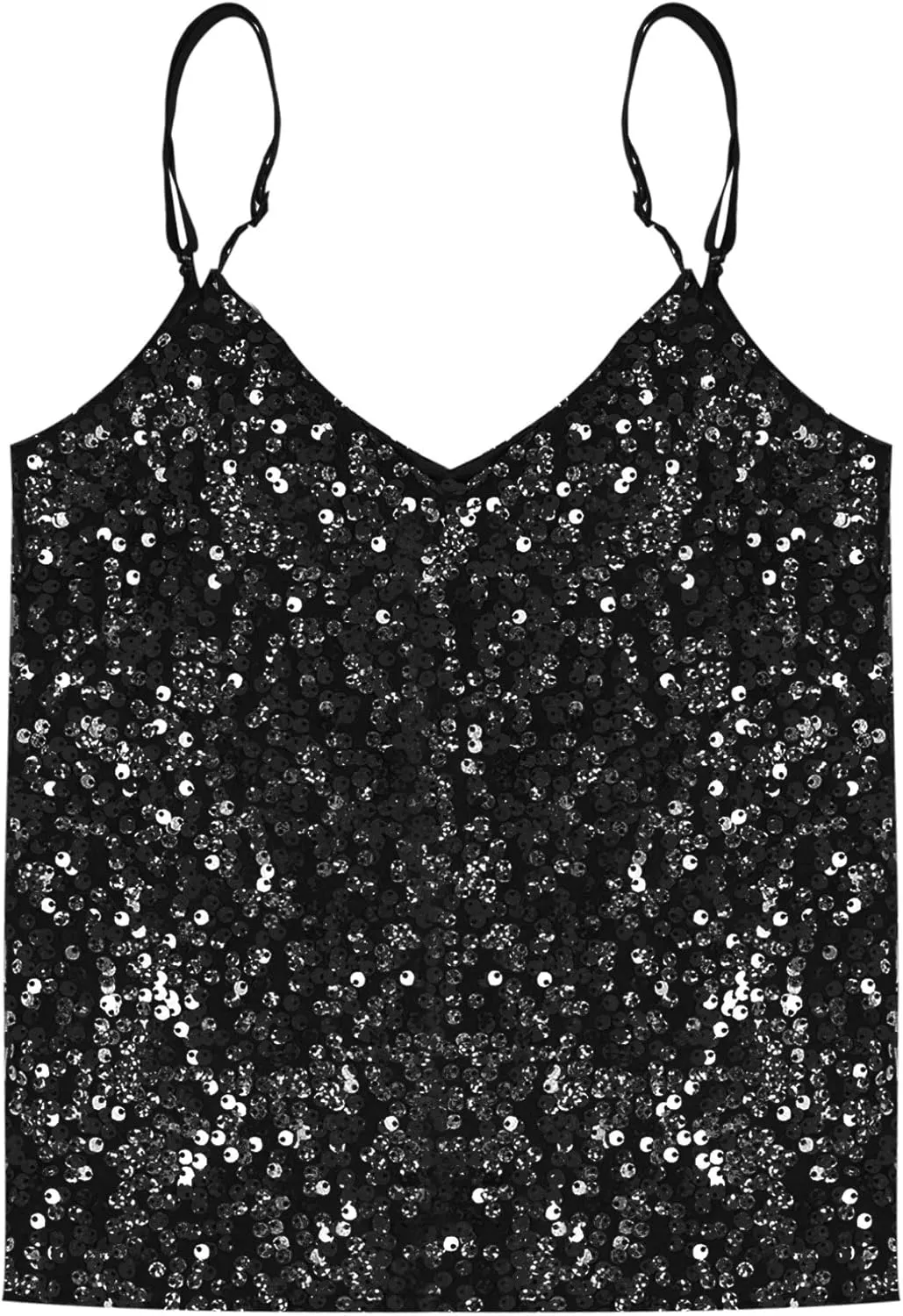 FEESHOW Little/Big Girls Shiny Metallic Camisole Tank Tops Party Fancy Vest Top Tee Shirts Sports Dance Costume