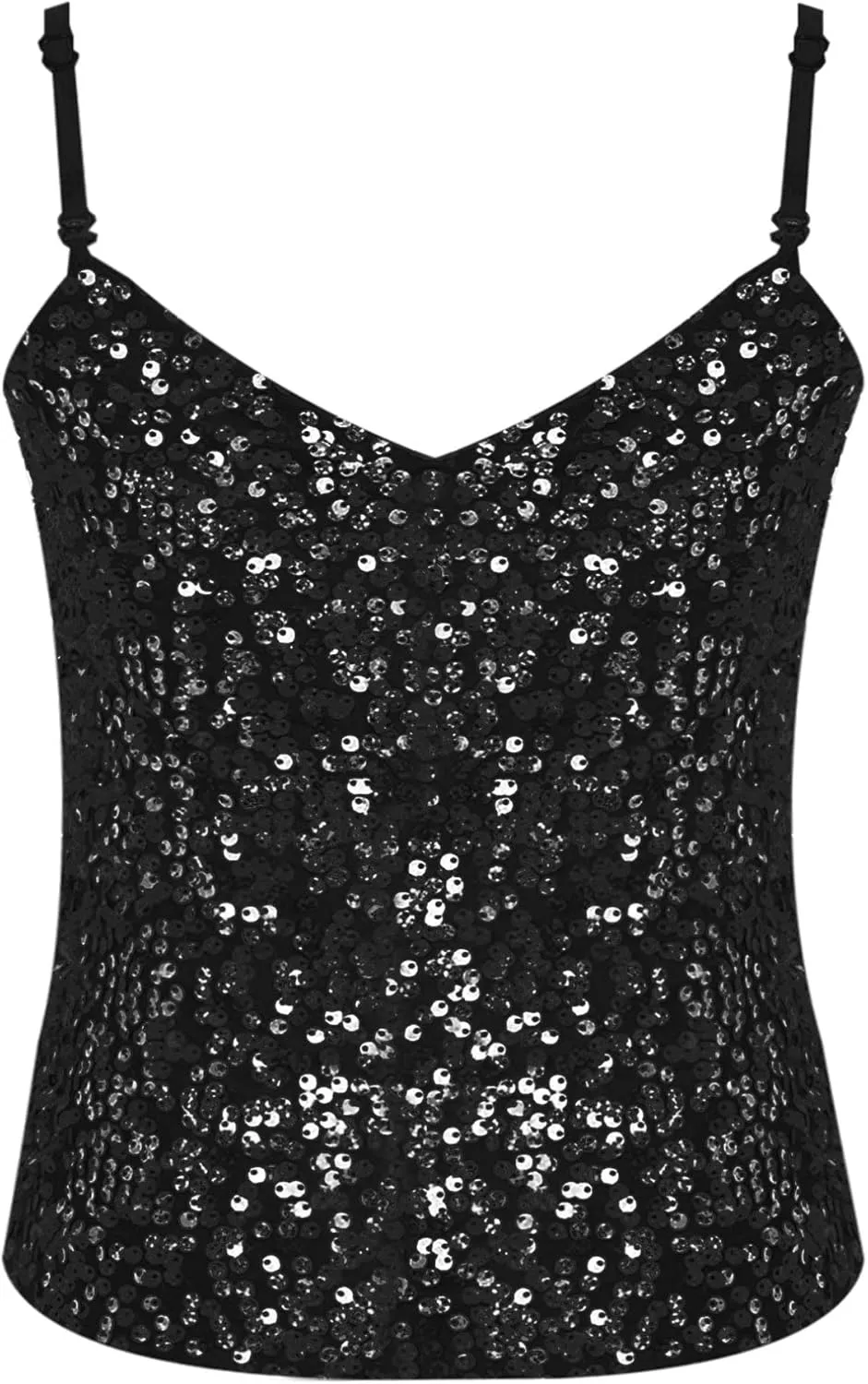 FEESHOW Little/Big Girls Shiny Metallic Camisole Tank Tops Party Fancy Vest Top Tee Shirts Sports Dance Costume