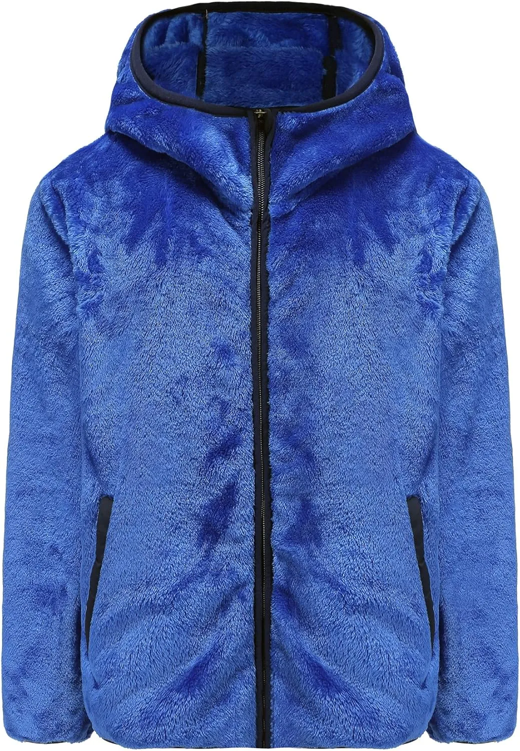 Girl's Soft Fleece sherpa Jacket Full Zip Hoodie