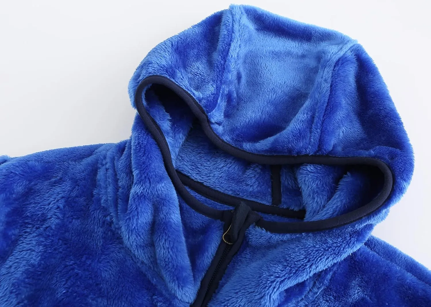 Girl's Soft Fleece sherpa Jacket Full Zip Hoodie
