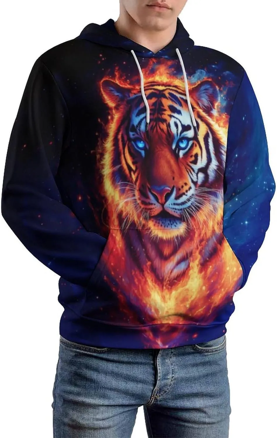 GLUDEAR Unisex 3D Pattern Print Athletic Pullover Hoodies Hooded Sweatshirts