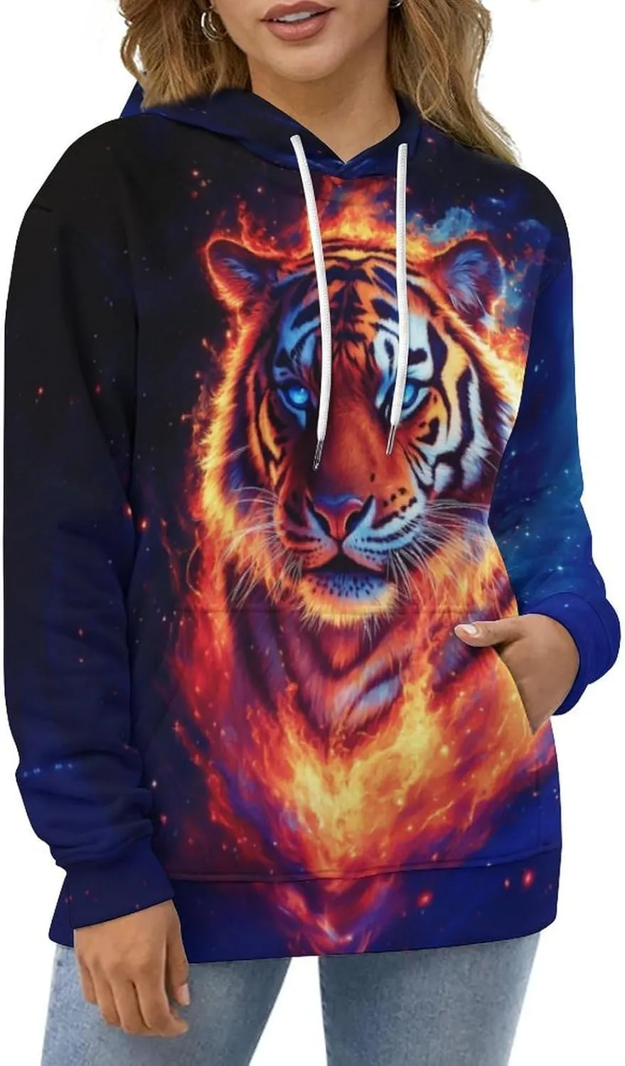 GLUDEAR Unisex 3D Pattern Print Athletic Pullover Hoodies Hooded Sweatshirts