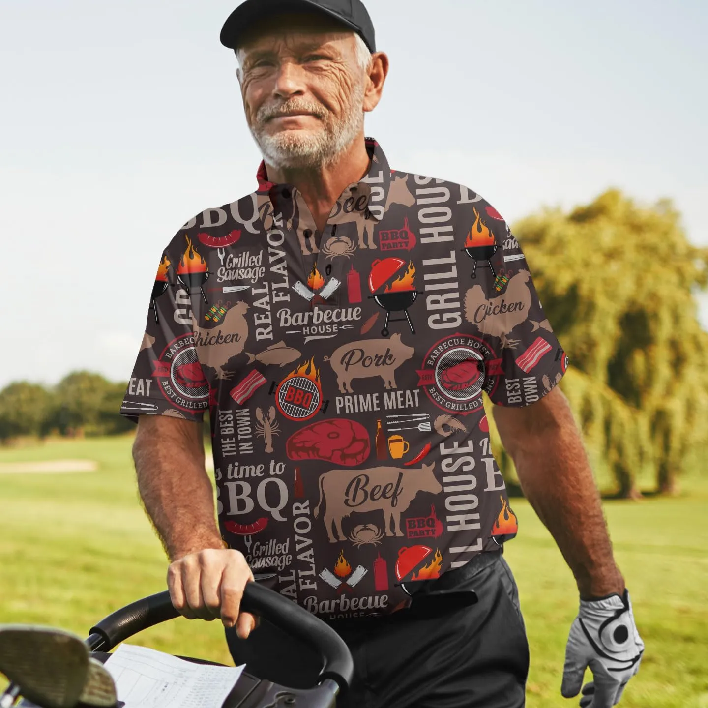 Golf Polo Shirts for Men Unisex Mens Polo Shirts Short Sleeve Mens Shirts Golf Shirts for Men