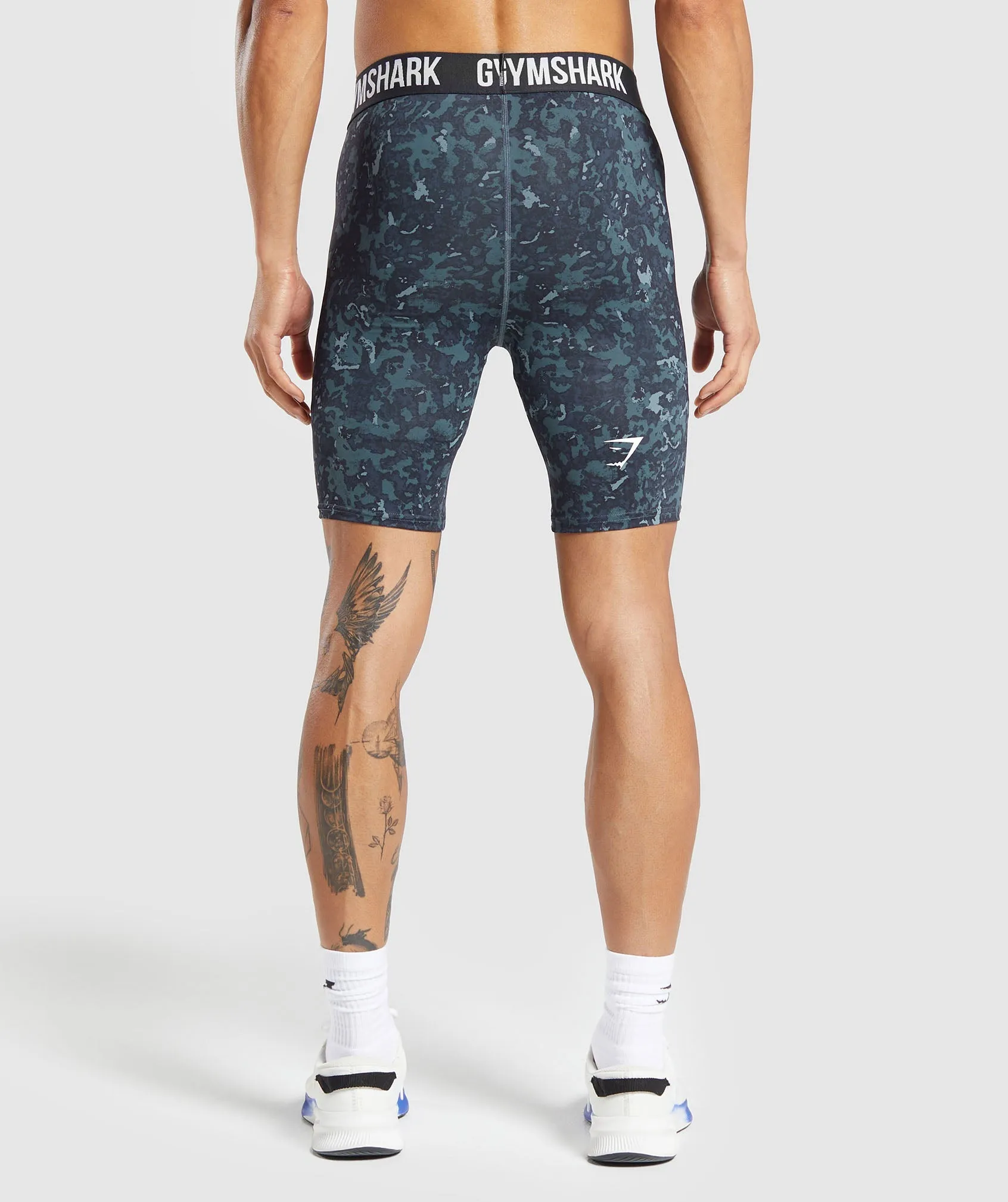 Gymshark Element Baselayer Shorts - Titanium Blue