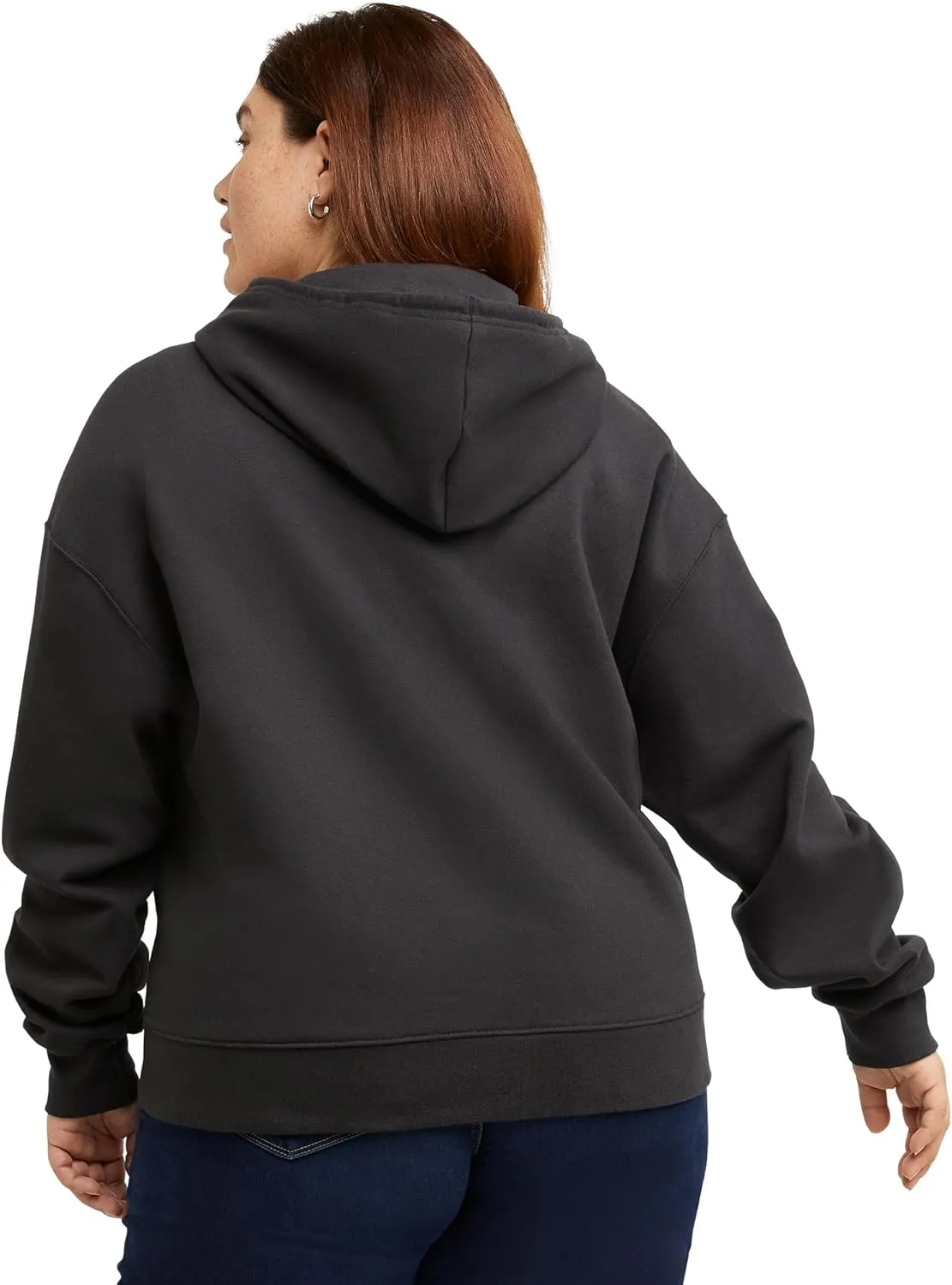 Hanes Women's Originals Pullover Hoodie, Midweight Fleece Hooded Sweatshirt for Women, Available in Plus