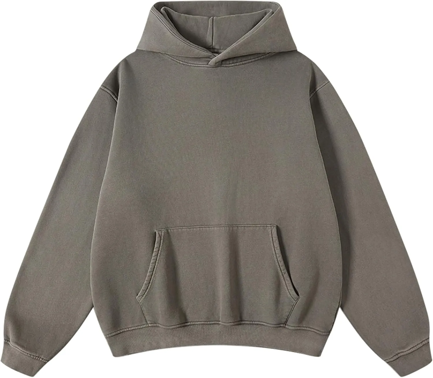 Hatant Hoodies for Men Heavyweight Fleece Sweatshirts Mens Acid Wash Athletic Hoodie Oversized Matching Pullover for Couples