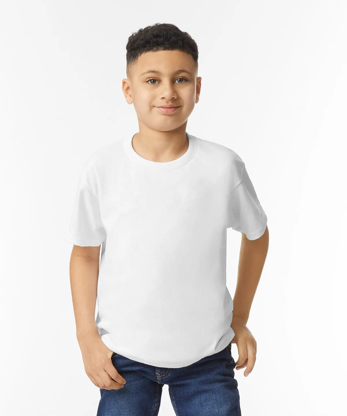 Heavy Cotton youth t-shirt | Azalea