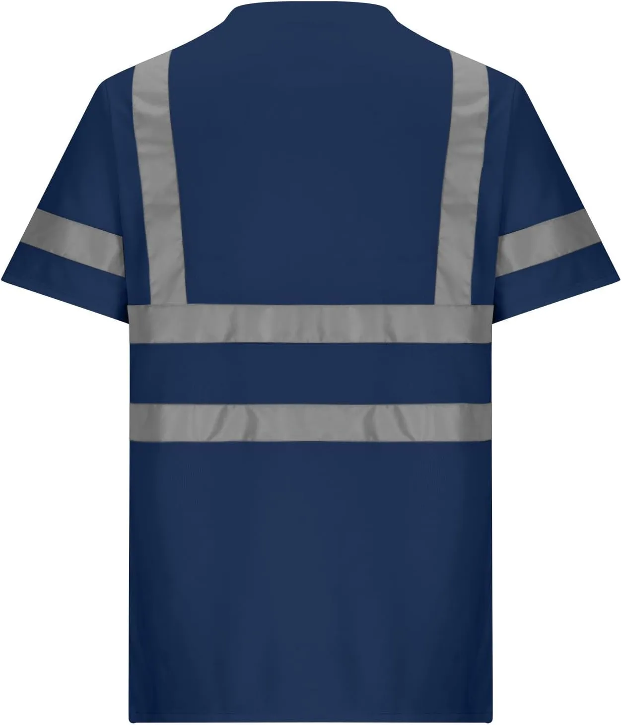 High Vis Shirts for Men Summer Quick Dry Reflective Safety Shirts for Men Hi Visibility Work Shirt for Construction