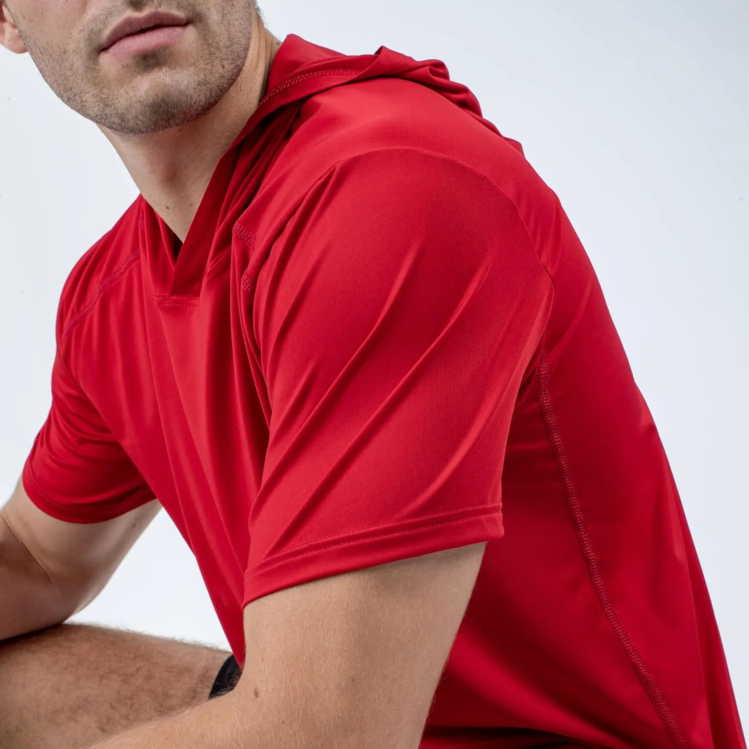 Holloway Men's Powered by Coolcore Short Sleeve Hoodie