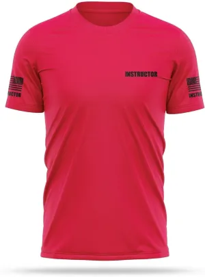 Instructor Utility Shirts for Men | USA Patriotic Lightweight Tee | Micro Polyester, Moisture-Wicking Quick-Dry Comfort.
