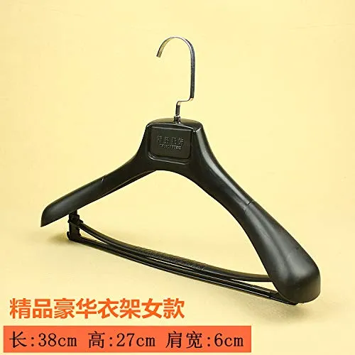 Kexinfan Hanger Wedding Dress High-Grade Non-Slip Clothing Store Plastic Hanger Wide Shoulder Thicker Adult Suit Clothes Hanging Clothing Support, 10, Boutique Luxury Hanger Women'S Plastic