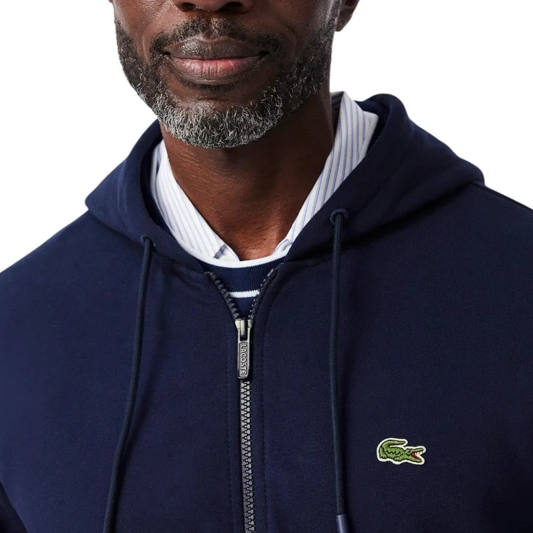 Lacoste Mens Ls Solid Full Zip