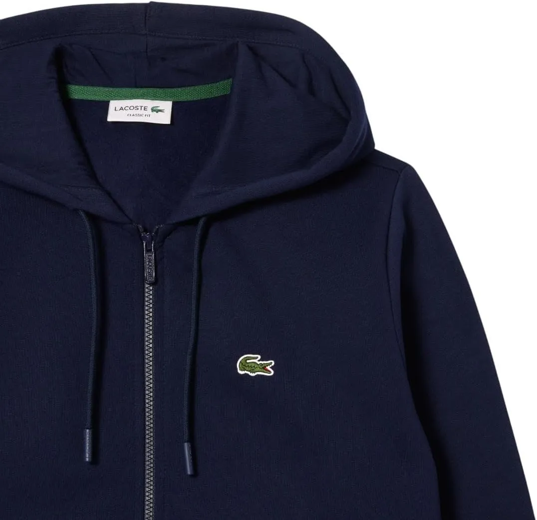 Lacoste Mens Ls Solid Full Zip