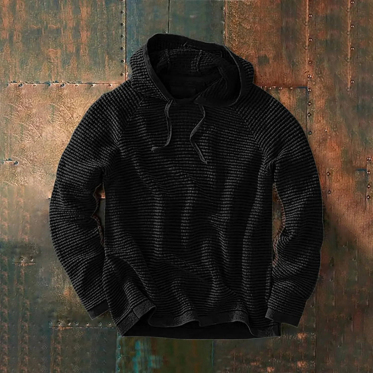 LCMTWX Men's Hooded Fleece Sweatshirt Size Sweater Midweight Fleece Sweatshirt Pullover Hooded Sweatshirt for Men Men's