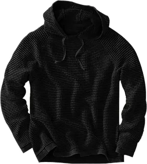 LCMTWX Men's Hooded Fleece Sweatshirt Size Sweater Midweight Fleece Sweatshirt Pullover Hooded Sweatshirt for Men Men's