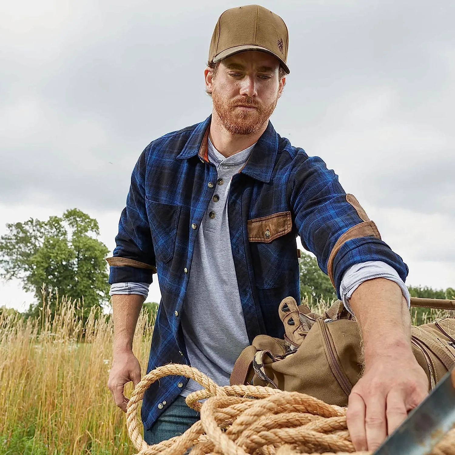 Legendary Whitetails Men's Maverick Slub Henley Shirt