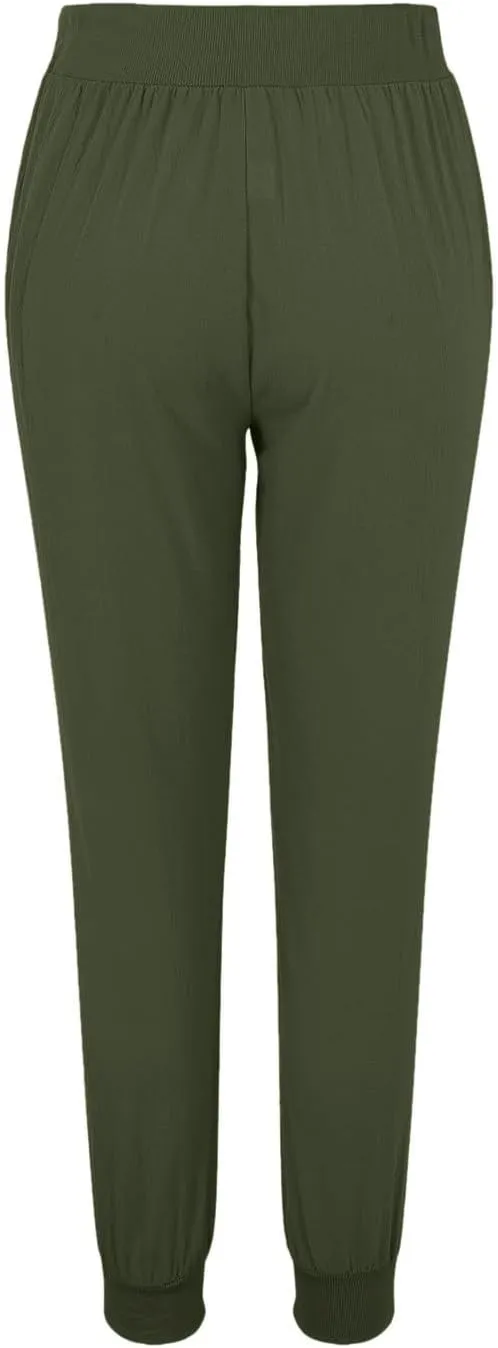 Linen Straight Leg Pants for Women 2025 Summer Work Trousers with Pockets Drawstring High Waisted Pants Casual Linen Pants