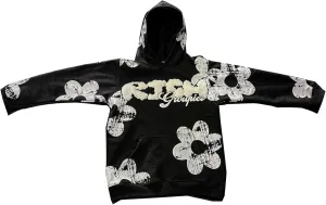 Meiweileya Womens Y2k Oversized Goth Aesthetic Graphic Hoodies Sweatshirts Star Letter Long Sleeve