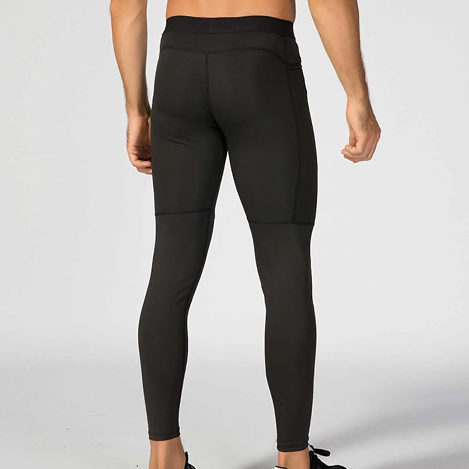 Men's Active Yoga Leggings Pants Running Dance Tights with Pockets Cycling Workout Pants Quick Dry Joggers