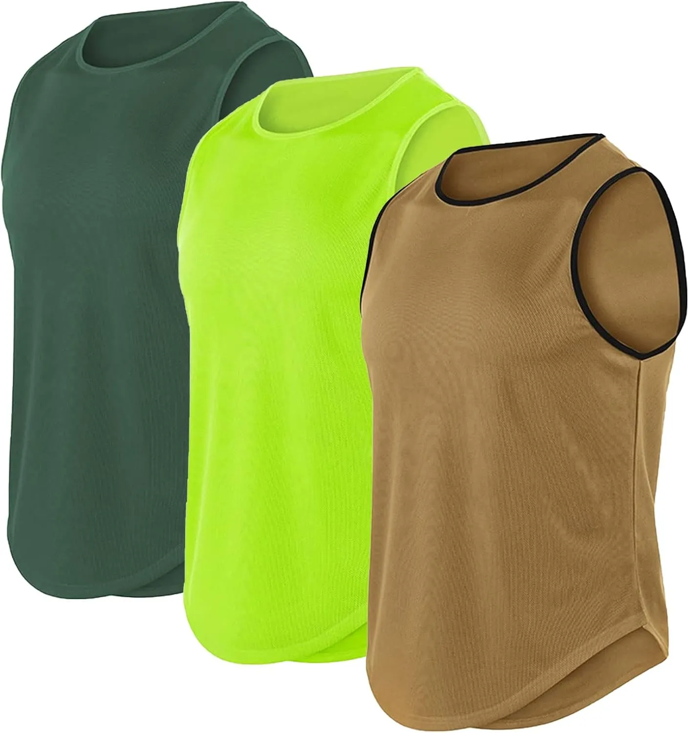Men's Althletic Quick Dry Gym Muscle Lightweight Breathable Tank Top Workout Sleeveless Tee Bodybuilding Fitness