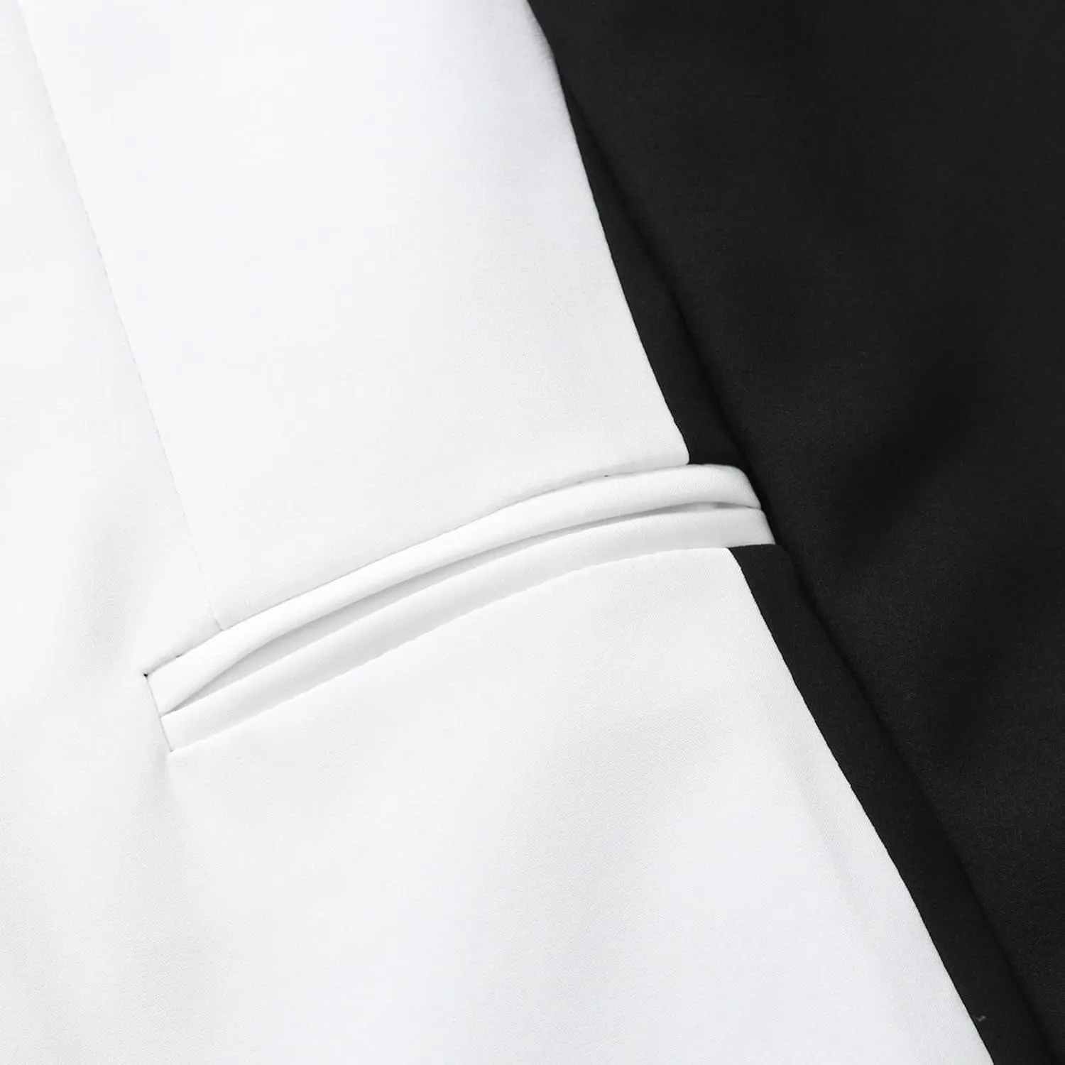 Men's Casual Blazer Lightweight Shawl Collar Color Block Tuxedo Jacket One Button Slim Fit Suit Coat for Prom,Wedding
